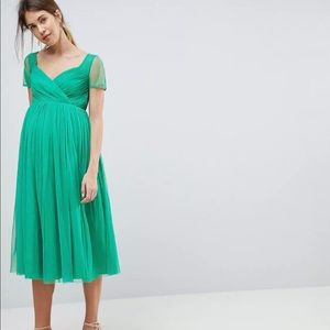 ASOS maternity dress tulle midi dress